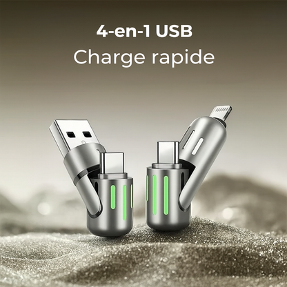 Câble de Chargement 4-en-1