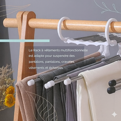 Porte-pantalons Multifonction – Organisez Votre Garde-robe