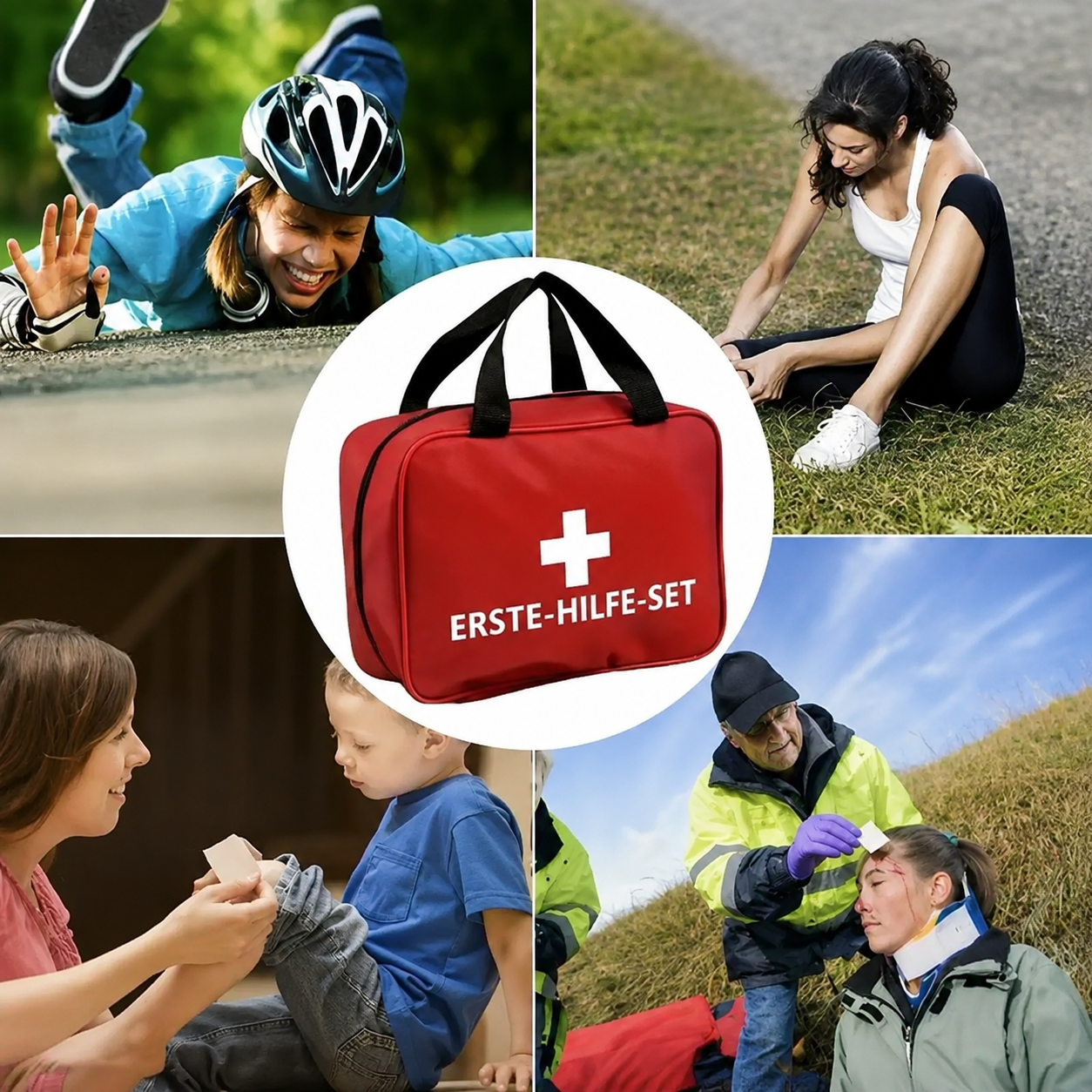 Trousse de premiers secours pour toute la famille
