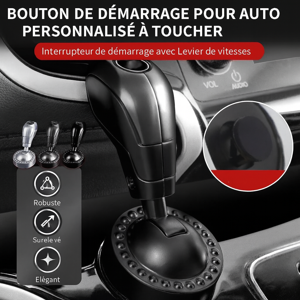 Bouton de démarrage one-touch pour voiture
