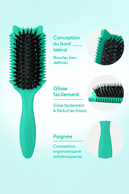 Peigne amélioré pour définir les boucles – Pour des boucles rebondies et sans frisottis