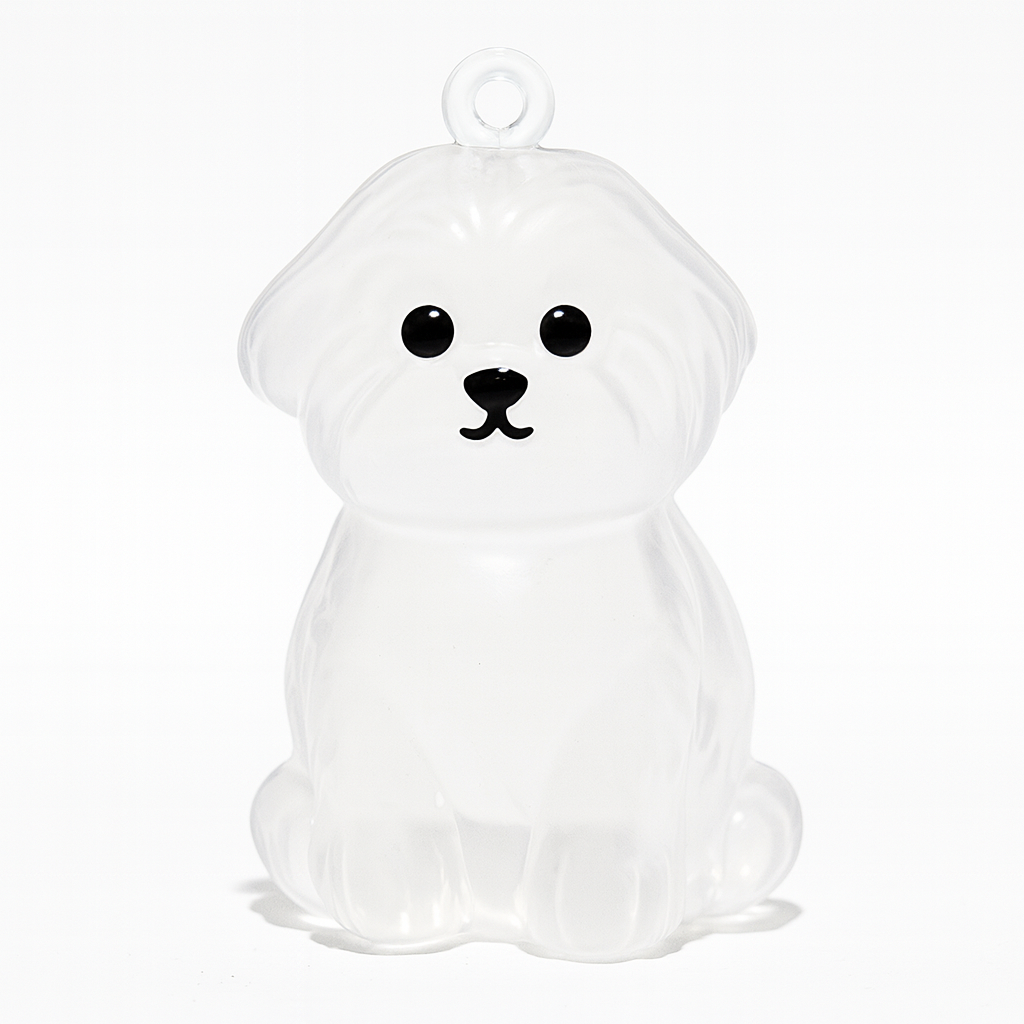 Porte-clés personnalisé avec poils d'animaux Snuzzle - Bijou souvenir unique pour chien et chat