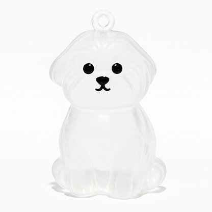 Porte-clés personnalisé avec poils d'animaux Snuzzle - Bijou souvenir unique pour chien et chat