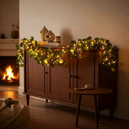 Guirlande lumineuse branchage d’olivier atmosphérique (sans fil)