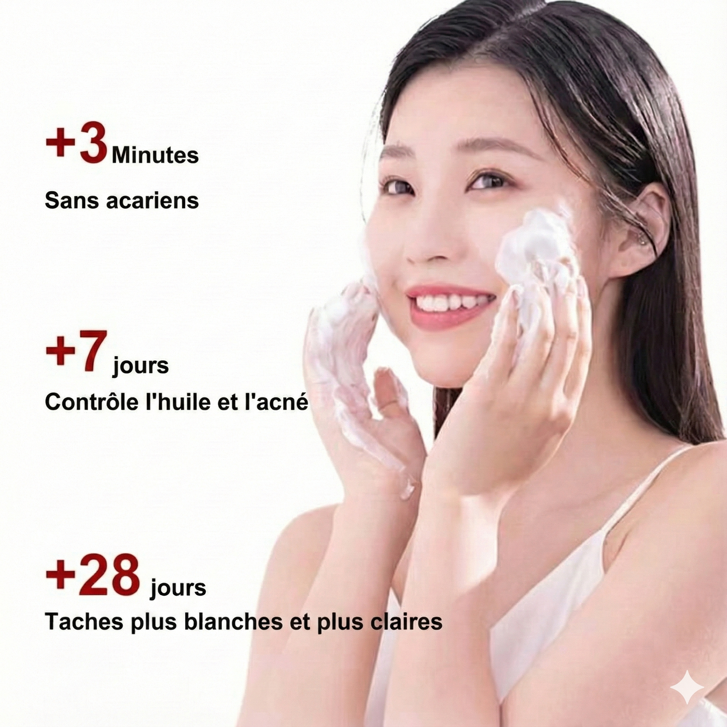 Nettoyant visage à la niacinamide (purifiant & éclaircissant)