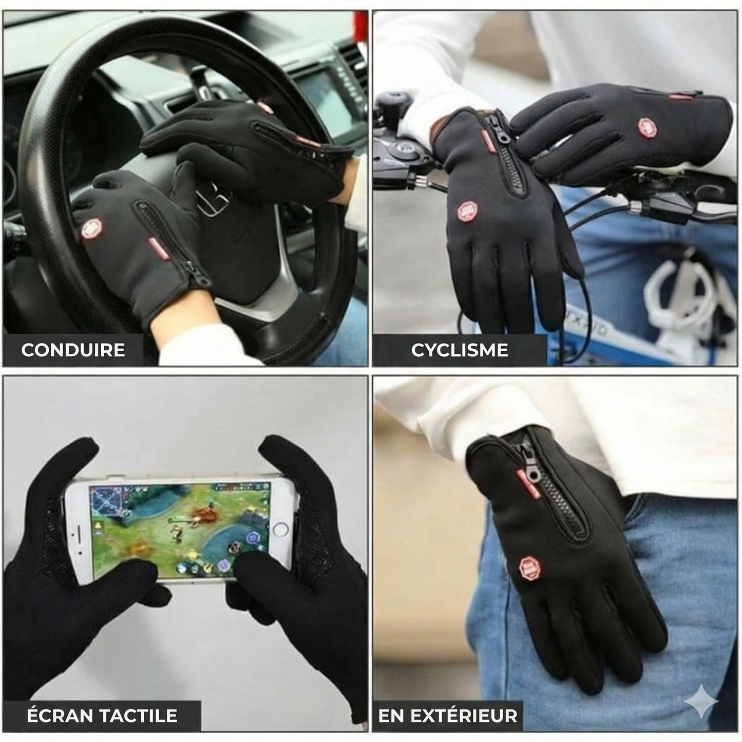 HeatGripX – Gants d’hiver thermiques (coupe-vent & antidérapants)