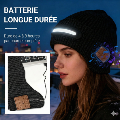 Bonnet intelligent – Bluetooth & éclairage LED