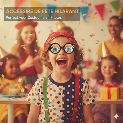 Lunettes amusantes avec clin d’œil