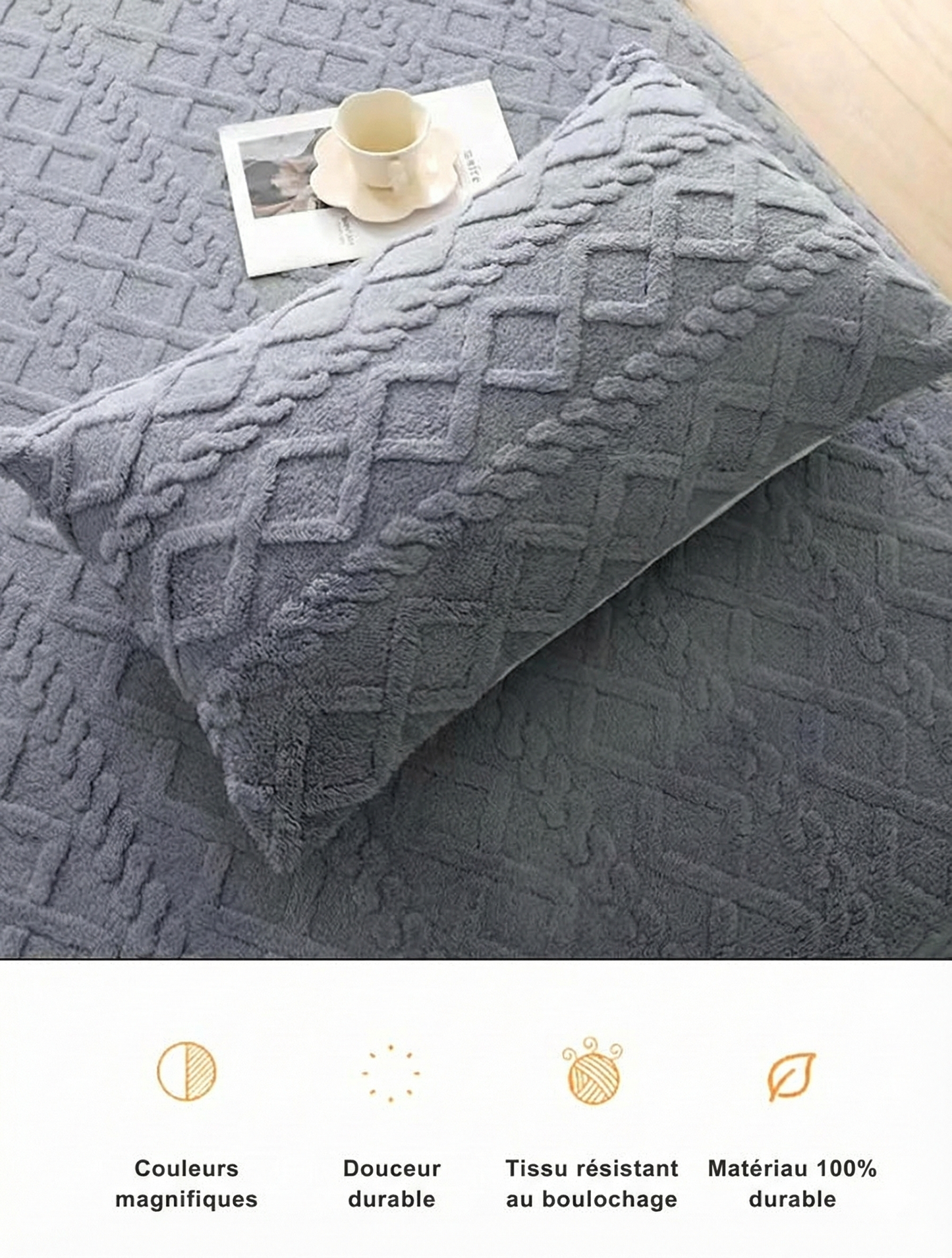 Protège-matelas chaud de luxe (extra doux)