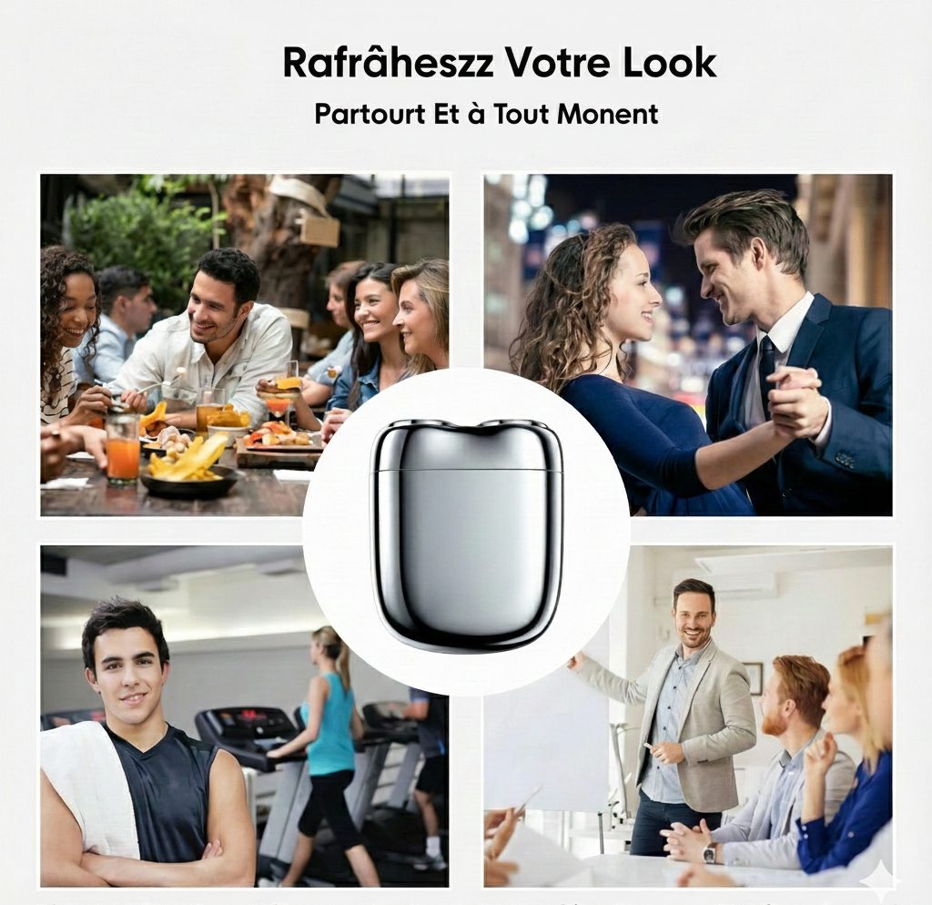 Mini rasoir USB (rechargeable)