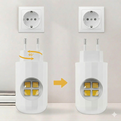 Lampe de nuit LED intelligente avec capteur crépusculaire