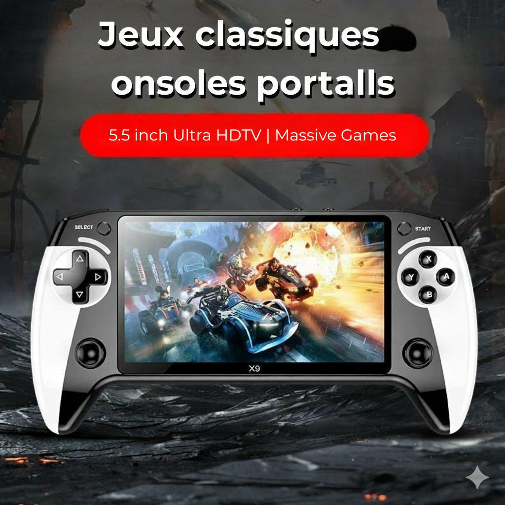 Console de jeux rétro portable – 20 000 jeux
