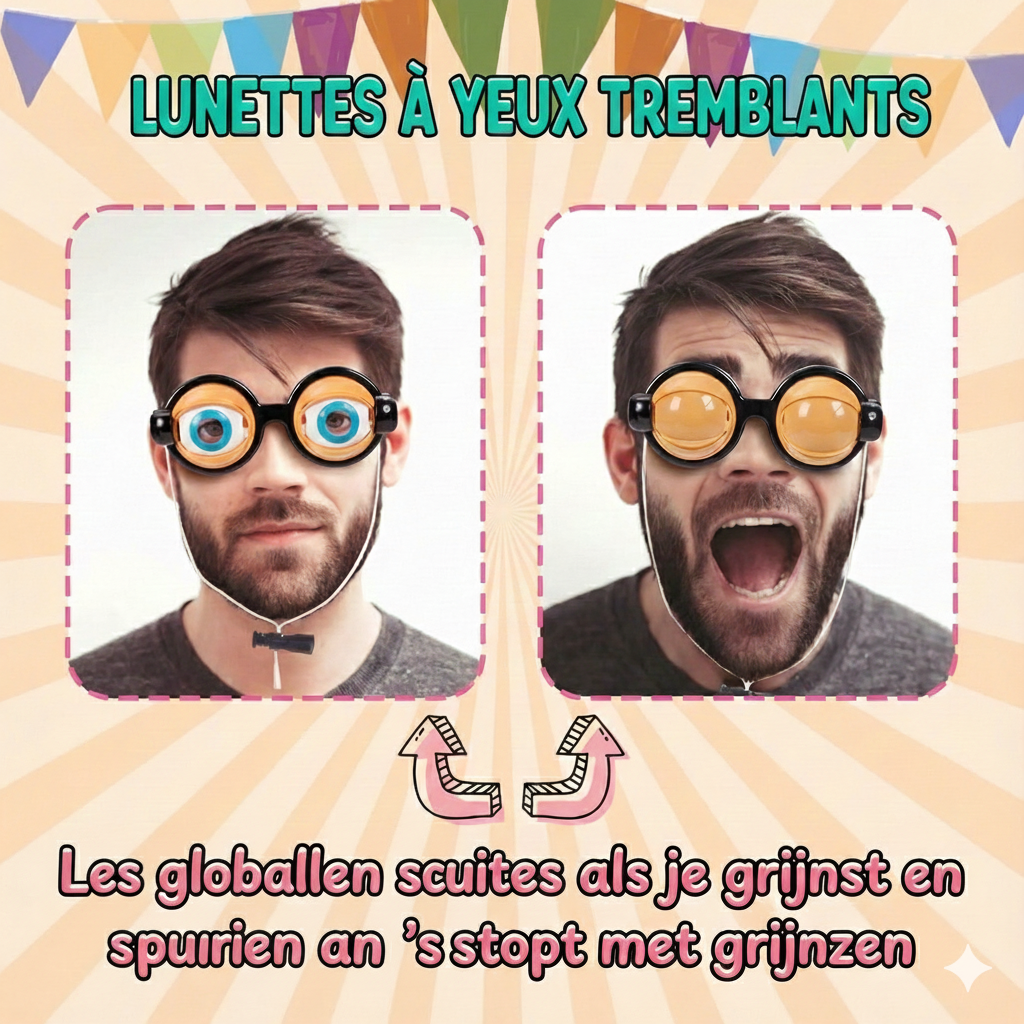 Lunettes amusantes avec clin d’œil