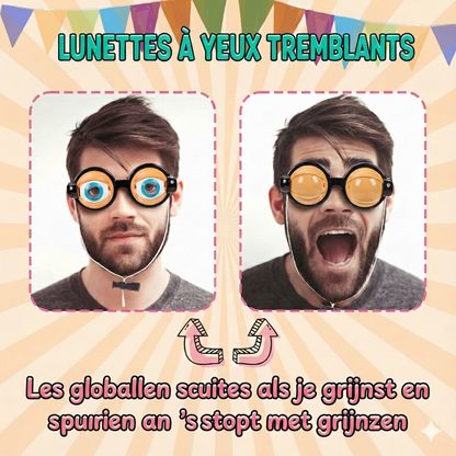 Lunettes amusantes avec clin d’œil