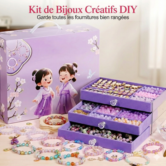 Kit de bijoux vintage DIY pour filles