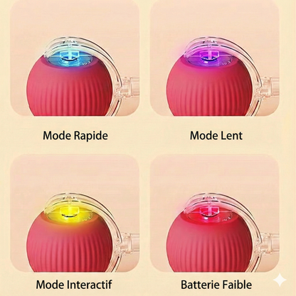 Balle de jeu interactive intelligente pour animaux de compagnie