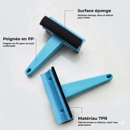 Ensemble grattoir à glace 3-en-1 (brosse & raclette)