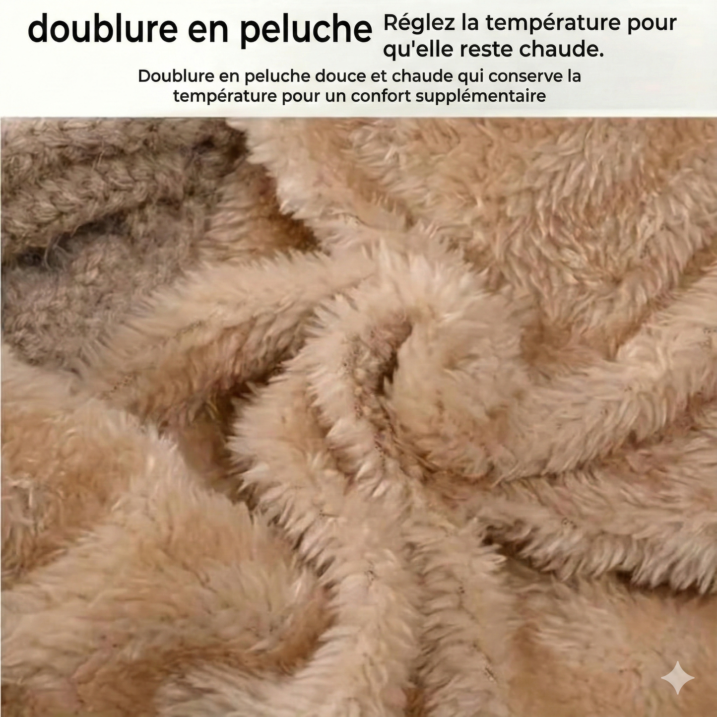 Pull à capuche ultra-doux en sherpa (femme)