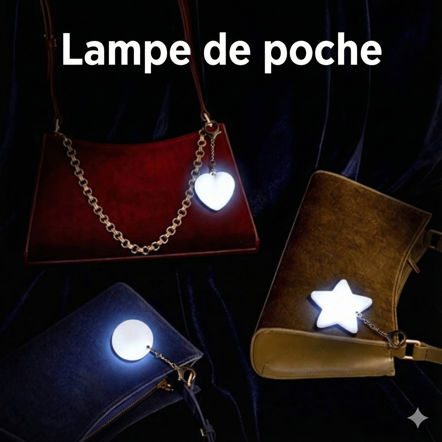 Porte-clés LED avec capteur tactile