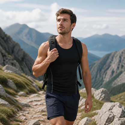 🔥 Temps limité : 50% DE RÉDUCTION❗️❗️ Débardeur de compression / Gilet sculptant pour homme – Parfait pour l'entraînement et le fitness