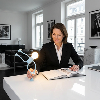 Lampe LED à ventouse – Design amusant avec ventouses interchangeables pour la décoration