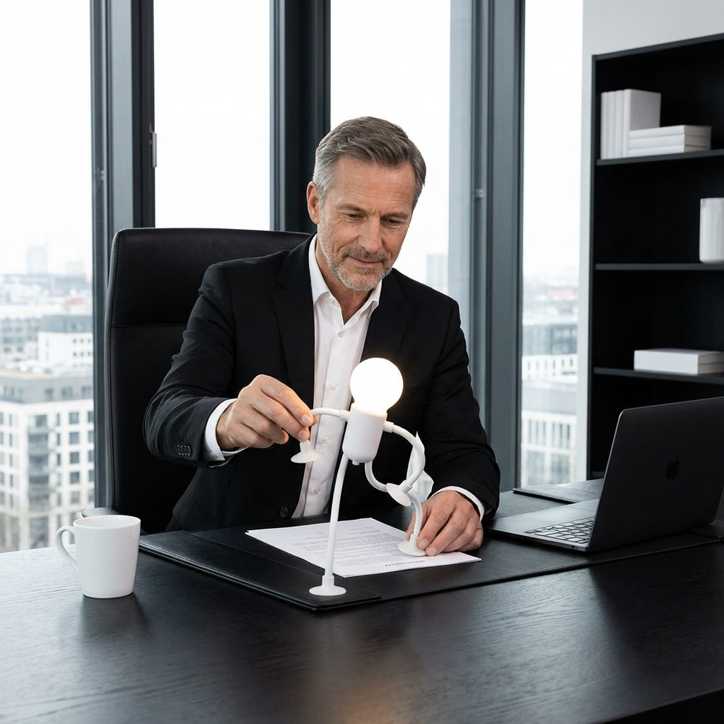 Lampe LED à ventouse – Design amusant avec ventouses interchangeables pour la décoration