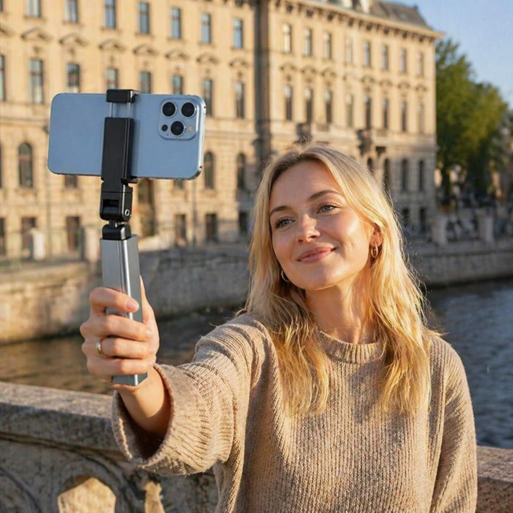 Support de téléphone portable – Support pliable et ajustable pour le voyage