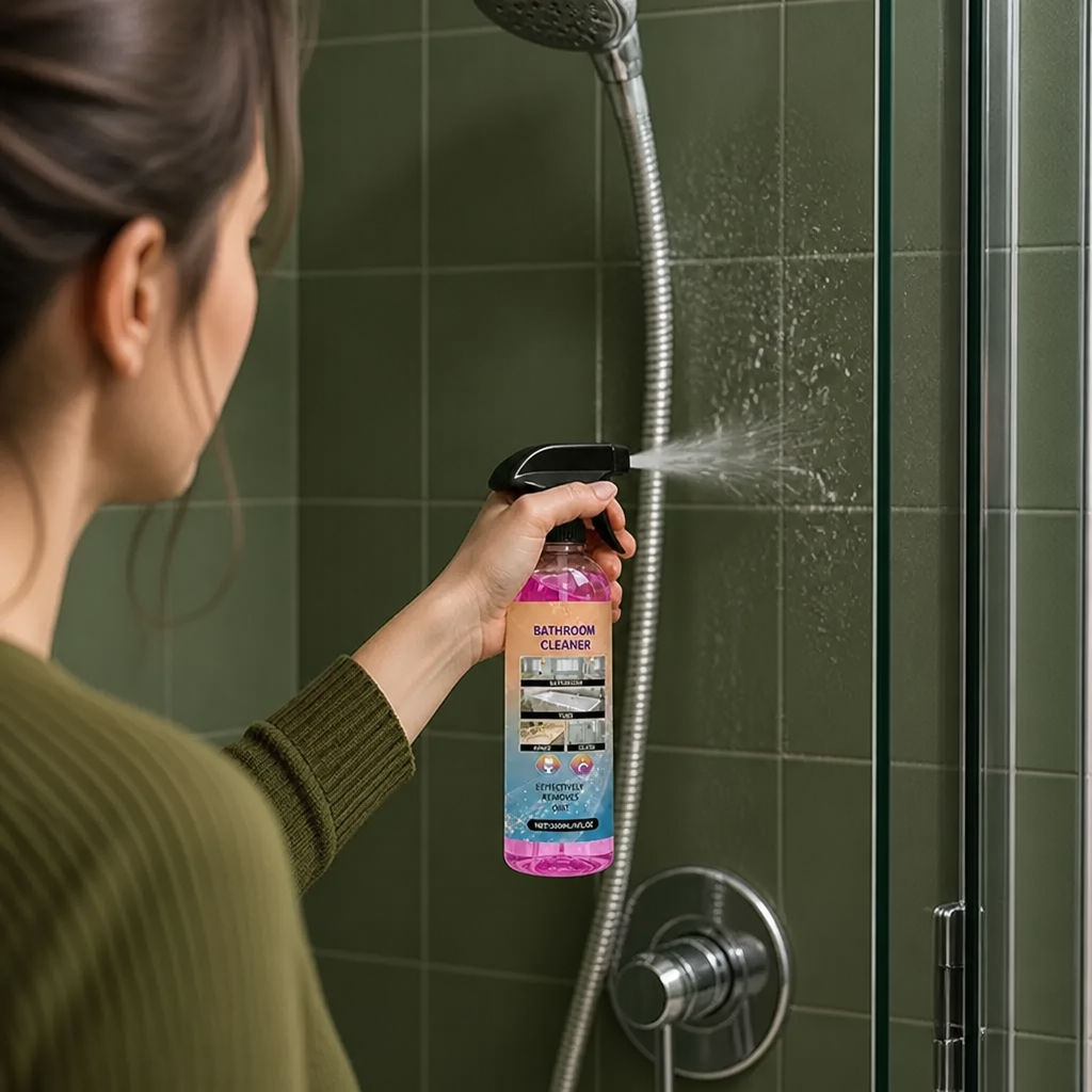Nettoyant salle de bains – Produit de nettoyage universel pour baignoires, lavabos et vitres
