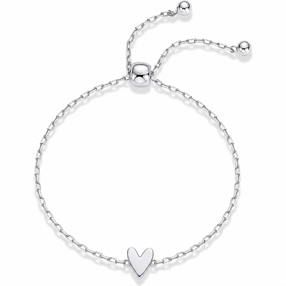 Ensemble de bracelets d'amour – Bracelet cœur plaqué or 14K