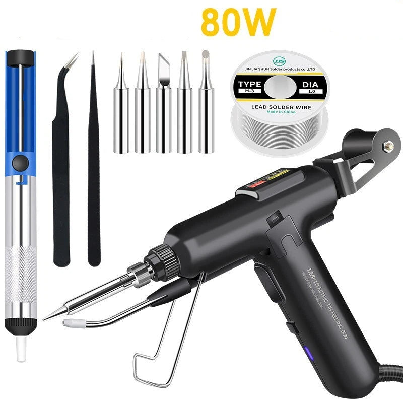 ⚒️ Kit fer à souder 80W efficace – 12 pièces