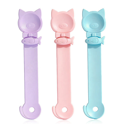 Cuillère à nourriture pour chat ! Sans BPA