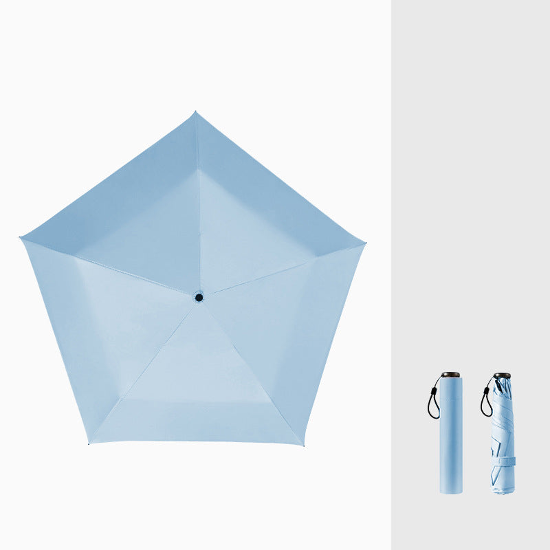 Parapluie ultra-léger en carbone – Protection UV (revêtement noir) pour le soleil et la pluie ☂️