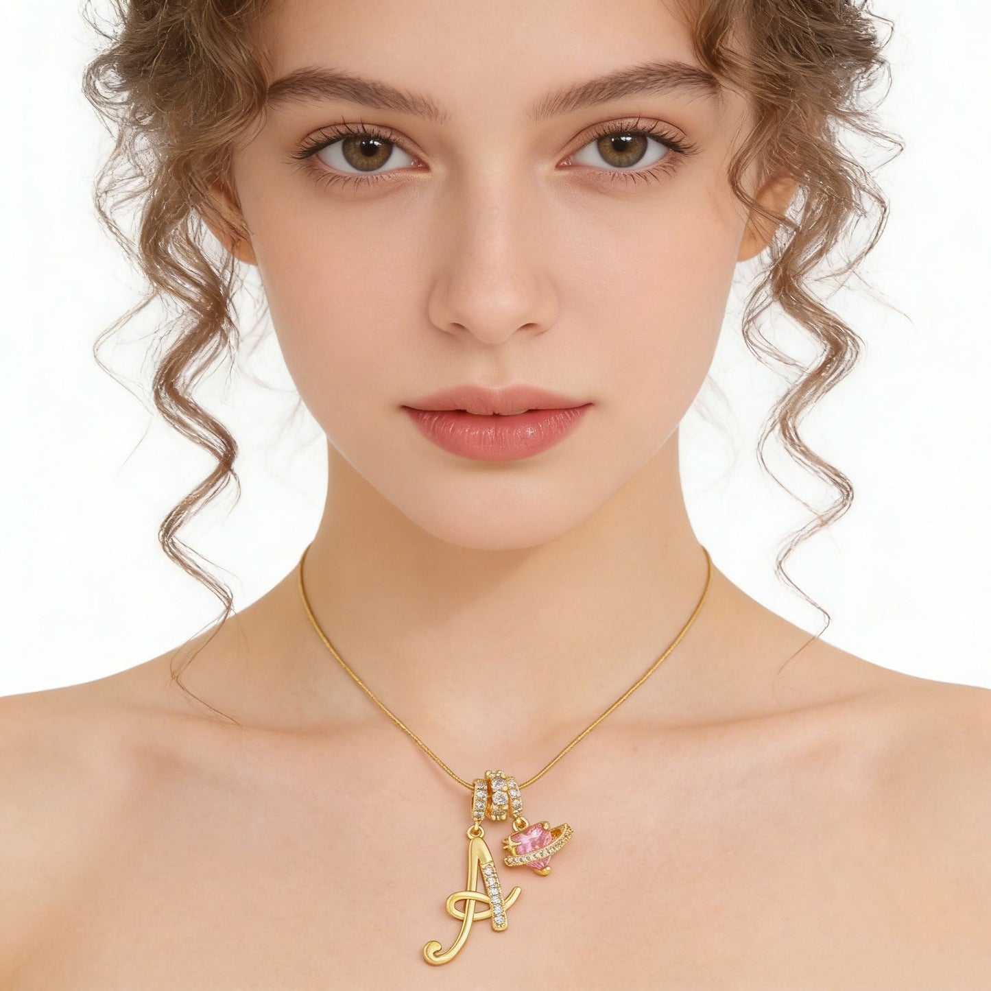 Élégant collier avec pendentif cœur