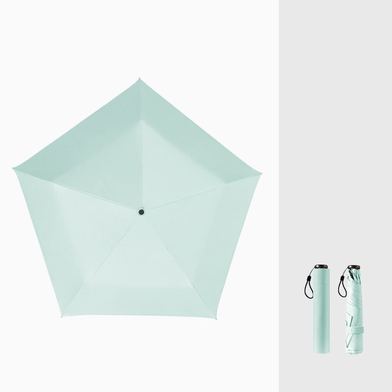 Parapluie ultra-léger en carbone – Protection UV (revêtement noir) pour le soleil et la pluie ☂️