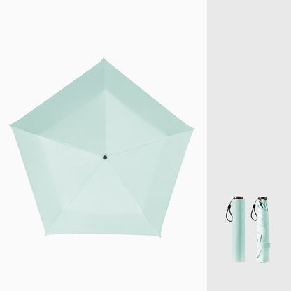 Parapluie ultra-léger en carbone – Protection UV (revêtement noir) pour le soleil et la pluie ☂️