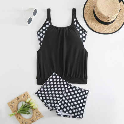 Bikini deux pièces à pois pour femmes