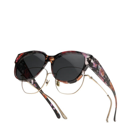 🕶 Nouvelles lunettes de soleil œil de chat oversize – Verres polarisés & Protection UV400