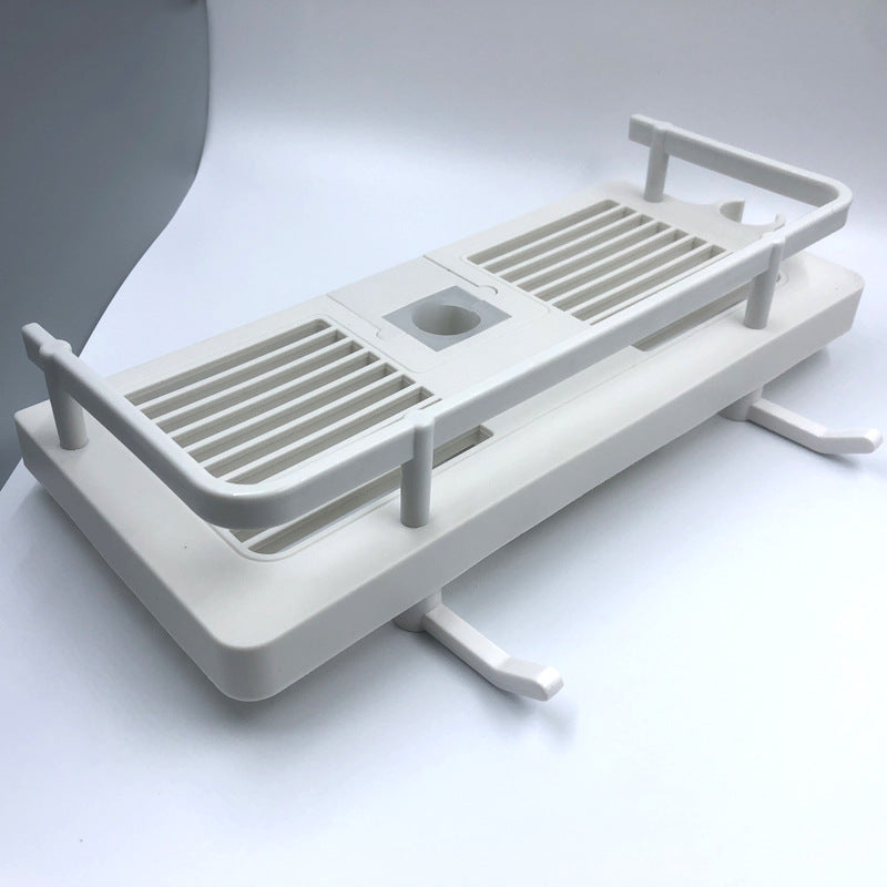 Barre de douche avec tablette pour salle de bain