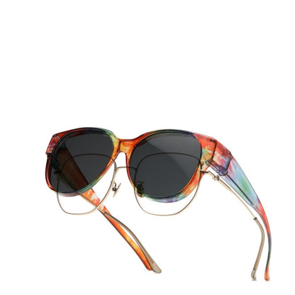 🕶 Nouvelles lunettes de soleil œil de chat oversize – Verres polarisés & Protection UV400