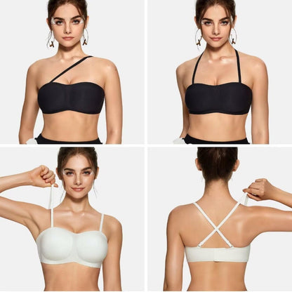 Soutien-gorge sans bretelles effet push-up