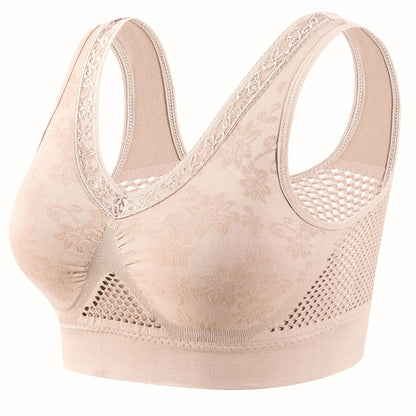 Soutien-gorge sculptant confortable sans agrafe – En pur coton