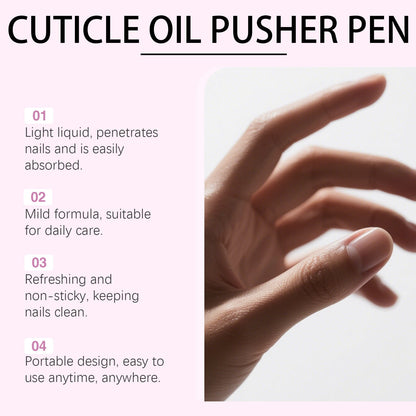 Stylo huile pour cuticules – Stylo nourrissant pour ongles et cuticules secs