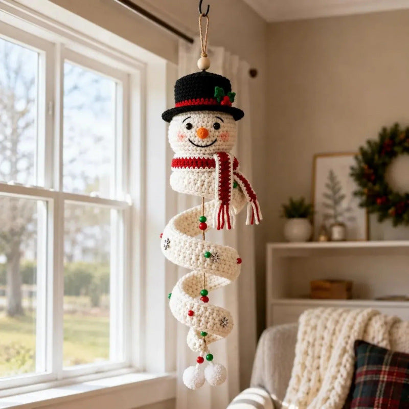 Commencez à crocheter votre bonhomme de neige en spirale dès maintenant !