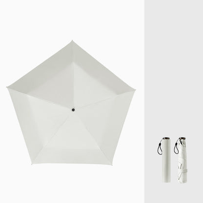 Parapluie ultra-léger en carbone – Protection UV (revêtement noir) pour le soleil et la pluie ☂️