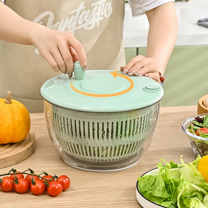 Hachoir à légumes et salade manuel 9-en-1 avec fonction rotative