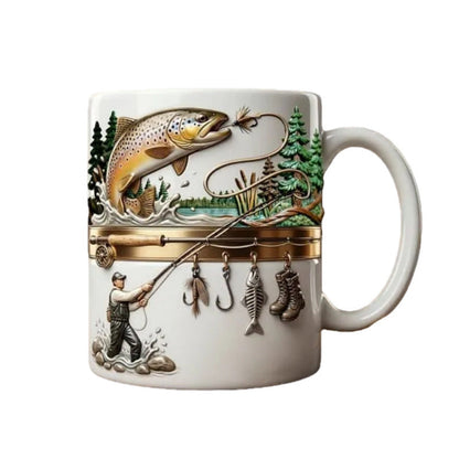 Mug à café « Accro à la pêche »