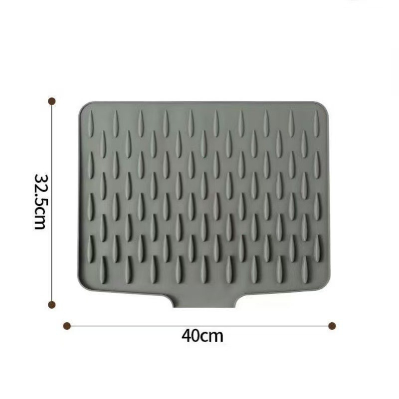 Tapis en silicone multifonctionnel séchant et résistant à la chaleur
