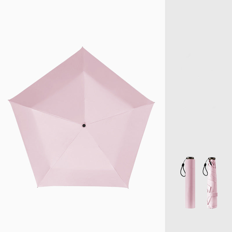 Parapluie ultra-léger en carbone – Protection UV (revêtement noir) pour le soleil et la pluie ☂️