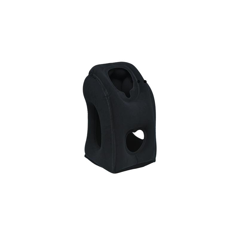 Coussin de voyage ergonomique gonflable – Oreiller de cou compact et portable pour avion, train et voiture