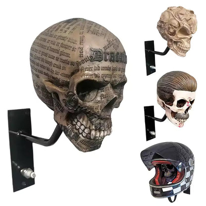 💀 SkullRack – Support pour casque et veste